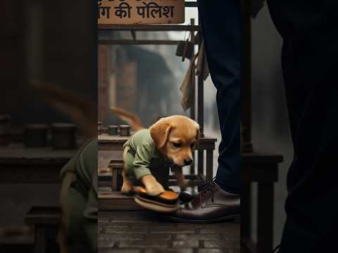 ठंड से कांपता Puppy चाय माँगता रहा… फिर खुद कमाकर चाय पी 😢🐶