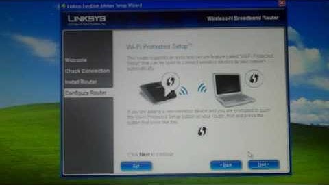Linksys Wireless Set-up