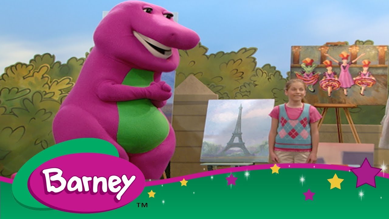 Barney   Barneys Travel Book France  Lets Go on Vacation 
