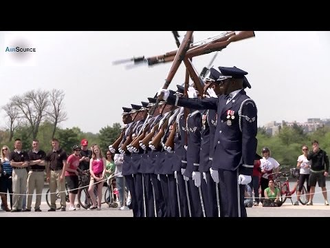 US Air Force Honor Guard AWESOME Performance
