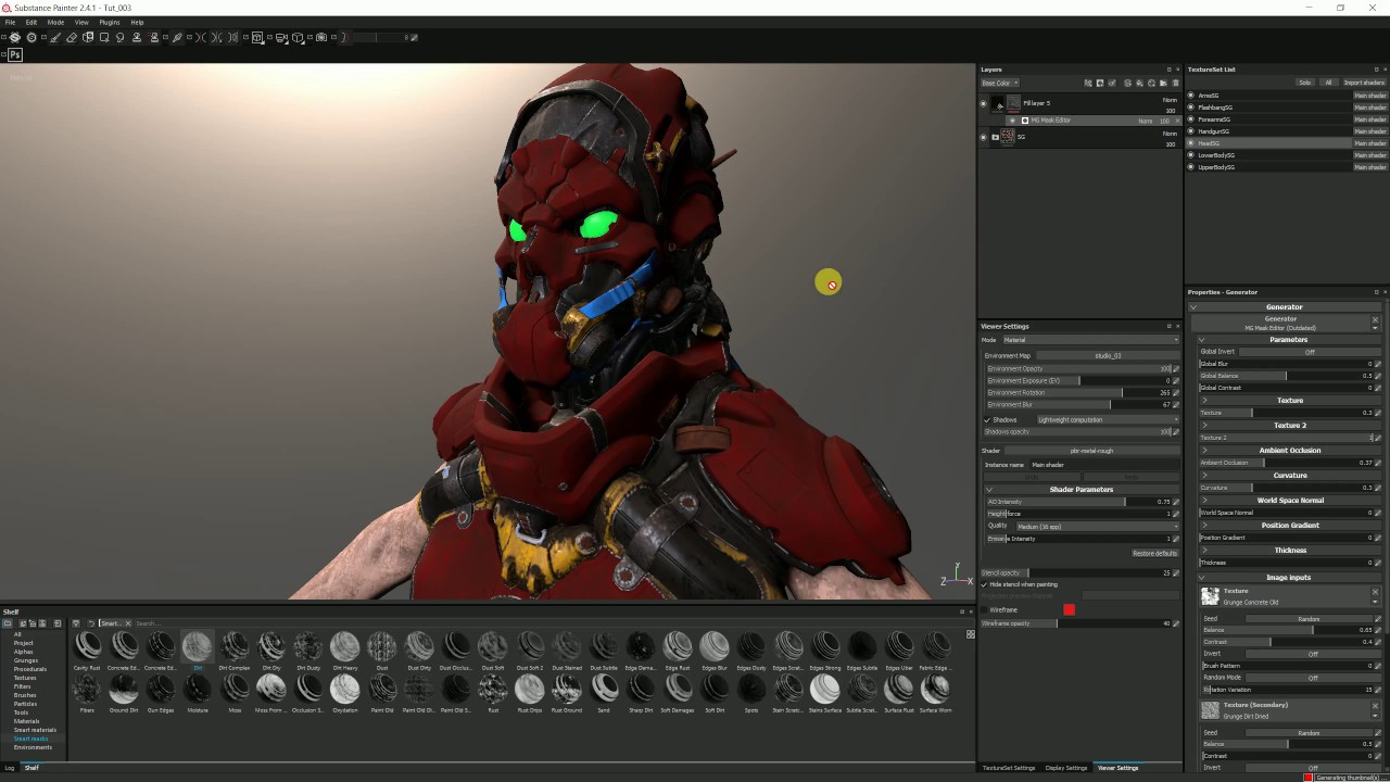 Smart Masks & Adding Dirt in Substance Painter - YouTube