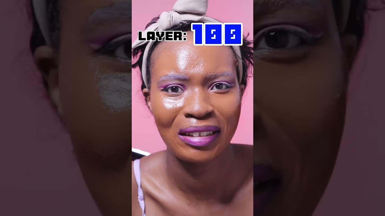 200 LAYERS OF FOUNDATION 😱😱 
