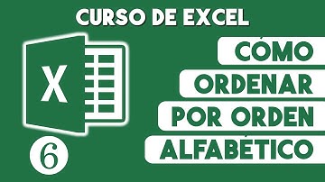 Como Ordenar por Orden Alfabetico en Excel
