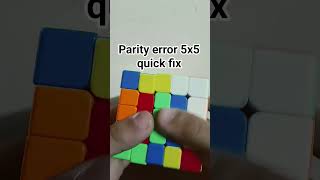 How to fix a Parity Error in 5x5? 🧐🤔