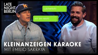 Kleinanzeigen Karaoke mit Emilio Sakraya | Late Night Berlin Resimi