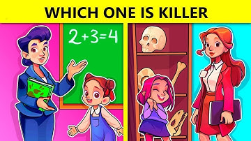 ONLY 1% CAN SOLVE THESE PUZZLES! | #DetectiveRiddles #SpotTheDifference #LogicRiddles