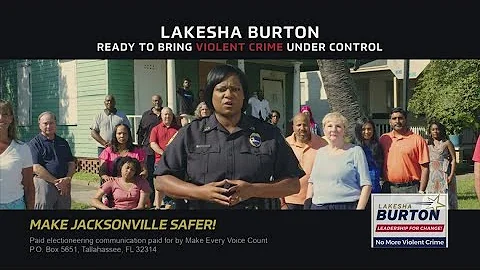 Candidate for Jacksonville Sheriff Lakesha Burton ...