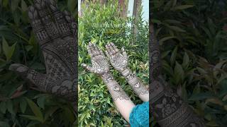 Bridal mehndi for Amritha's special day❤️ and she loved it!! Wishing them a lifetime of happiness✨