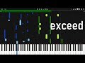 Miyuu - Exceed (piano arrangement) [Fairy Tail ED 26]