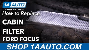 How to Replace Cabin Air Filter 00-04 Ford Focus