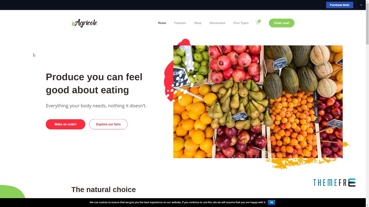 Agricole - Organic Food and Agriculture WordPress Theme Thurstan