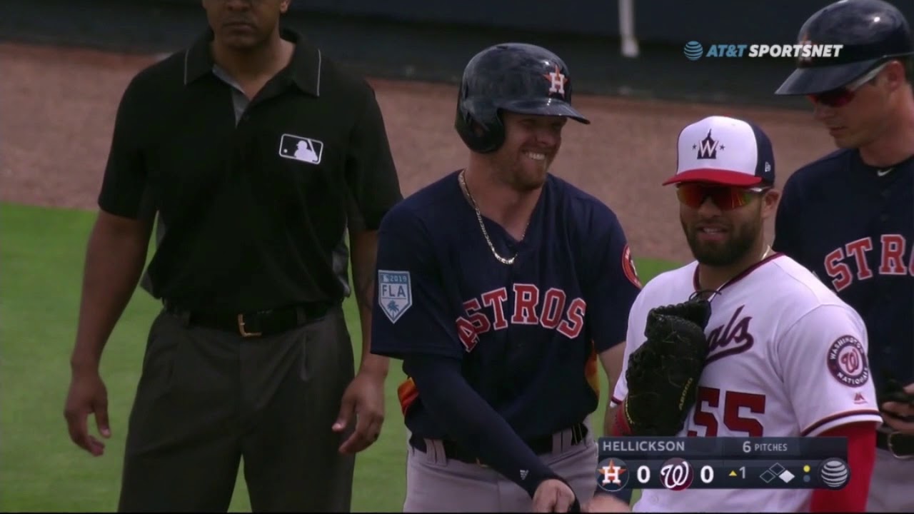 Houston Astros vs. Washington Nationals Spring Training 4/27/19 YouTube