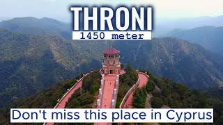 Throni : Highest Monastery of Cyprus, located at 1450 meter in the Troodos mountains