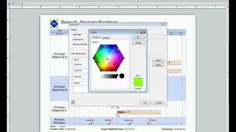 Swimlane Timeline and Conditional Formatting with Visio Data Graphics