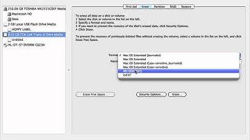 How to reformat(format) usb drive on Mac OS X