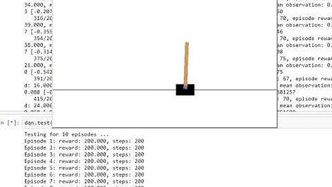Cart Pole Reinforcement learning