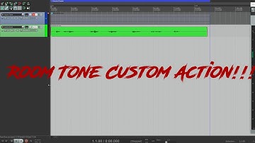 Quick Tip Tuesday: Custom Room Tone Action in REAPER