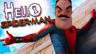 SPIDER-MAN FAR FROM HOME CHALLENGE! | Hello Neighbor Mods screenshot 4