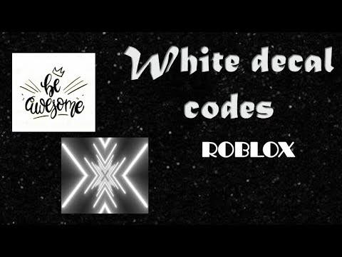 White Decal Code Roblox Youtube - dark red roblox decal