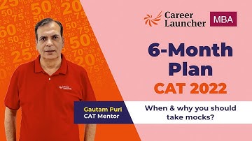 When & Why You Should Take CAT Mocks | 6-Month CAT Preparation Strategy | CAT Exam