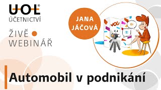 Automobil v podnikání | UOL Webinář 🔴