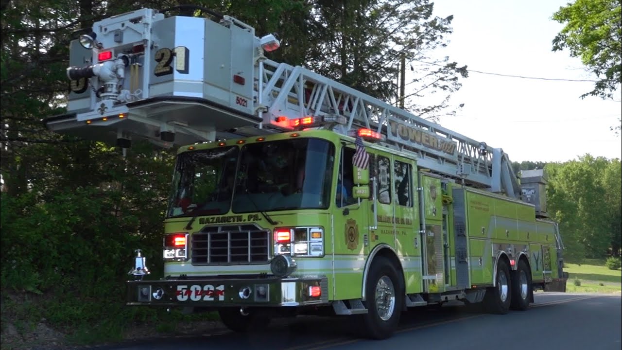 Vigilance Hose Company Tower 5021 Responding 6/4/25