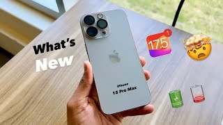 iPhone 15 Pro Max on iOS 17.5 - New Update - What’s NEW
