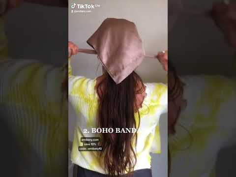 My 3 favorite ways to wear Silk hair bandanas! #hairstyles