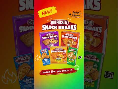 hot pockets snack breaks. bold, bite-sized squares that bring flavors from the #snack aisle. #food