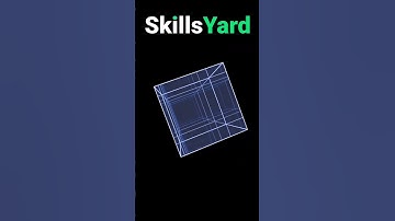 How to make Optical illusion cube !? #blender  #shorts #blender3d #memes #3dmodeling #meme #tutorial