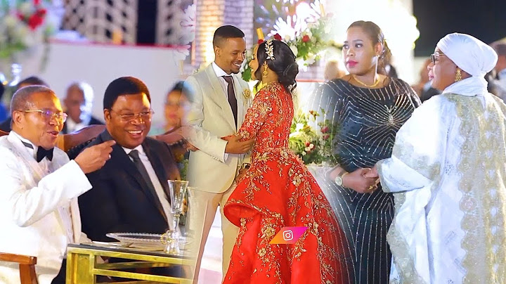 TAZAMA BINTI WA RAIS MWINYI AVISHWA PETE, VIONGOZI WASHUHUDIA, RAIS SAMIA ACHEZA NA MWANAE