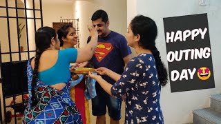 OUR FIRST HAPPY TRIP WITH KUTTYPULI❤️ | Vlogging together 😊 | Full day vlog twins vegkitchen