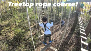 Go Ape - treetop journey! Kids rope course and zip lines at Lums Pond DE