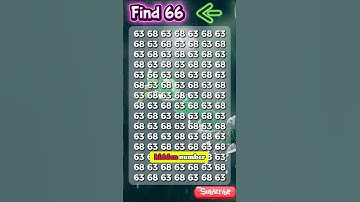 🧠Can YOU🫵Spot The HIDDEN Number? 👀 #fun #facts #brainteaser #quiz #relaxing #shorts