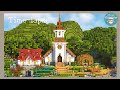 Minecraft 教会のある風景タイムラプス　Time-lapse of Church ｜Tutorial｜マインクラフト｜Minecraft｜Horohoro-minecraft