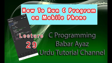 how to run c program on android mobile