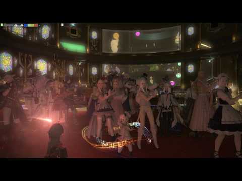 FF14 フンガー前の待ち時間で歌姫を真似るフンガールズ♪