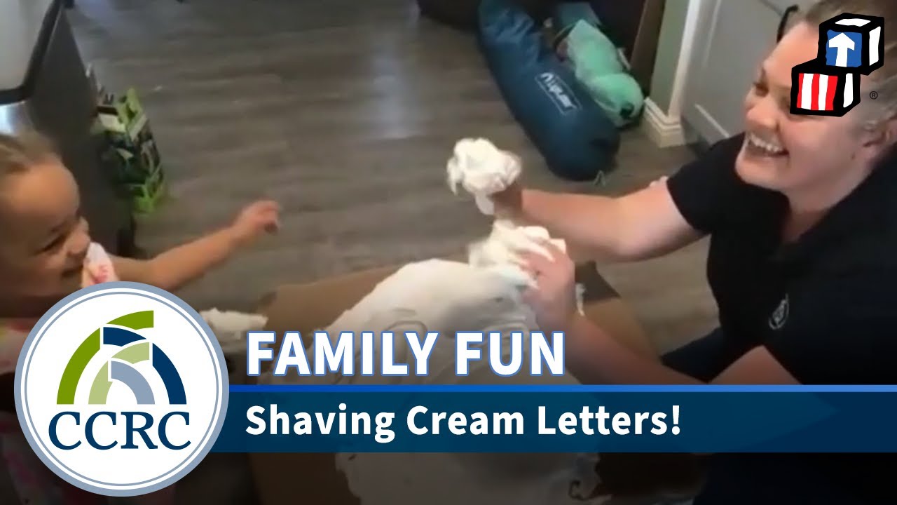 Shaving Cream Letters! YouTube