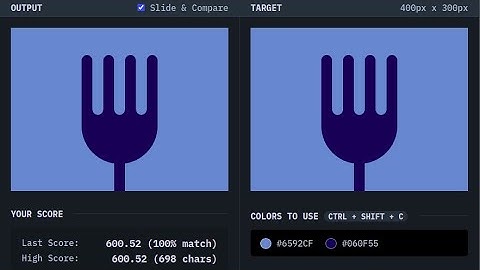 CSS Battle - Target #8 - Forking Crazy