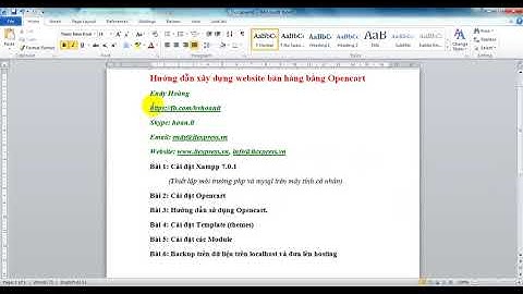 Hướng dẫn làm website bán hàng Opencart. Bài 1: Giới thiệu