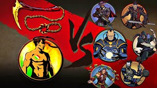 : Shadow Fight 2 Kusarigama vs Titan and Bodyguards