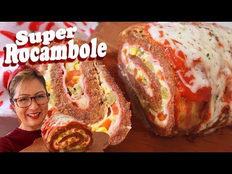 RECEITA DE ALMOÇO DE DOMINGO | ROCAMBOLE GIGANTE DE CARNE MOÍDA E BACON