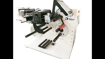 High-Speed Label Slitting Rewinding Machine with semi-automatic turret rewinder, slitter-rewinder