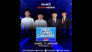 Download lagu Live Streaming DEBAT CAPRES CAWAPRES 2019 Live Streaming DEBAT CAPRES CAWAPRES 2019