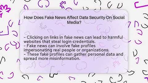 How Does Fake News Affect Data Security On Social Media? - Everyday-Networking