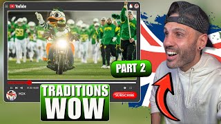 BRITISH GUY Reacts to the BEST College Football Traditions - Part 2