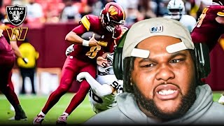 Las Vegas Raiders vs Washington Commanders Game Highlights | 2025 NFL Season Week 3 (REACTION)