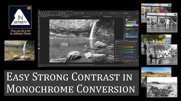 Easy Strong Contrast in Monochrome Conversion