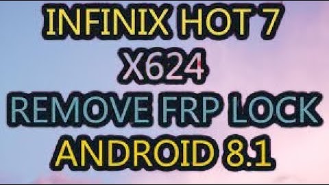 Infinix Hot 7 FRP Bypass Google Account Bypass Without PC 100% Free New Trick New Solution 2022