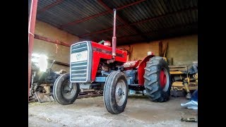 Field work with Massey Ferguson 240 #Vlog2